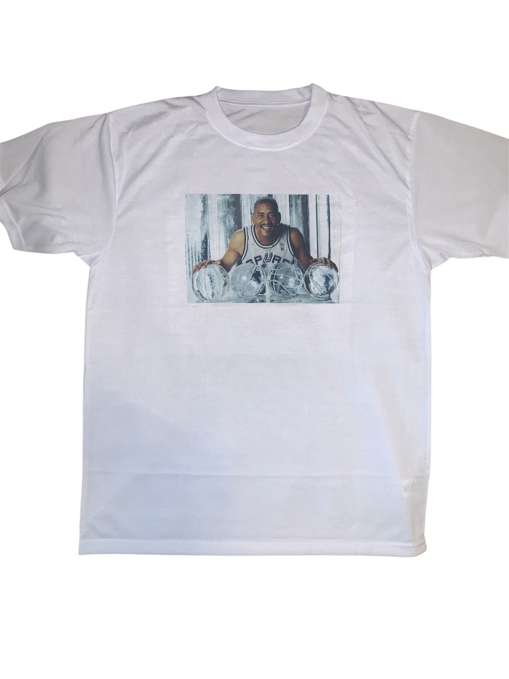 Short Sleeve George Gervin Graphic Crewneck Tee BRAND NEW !!!!